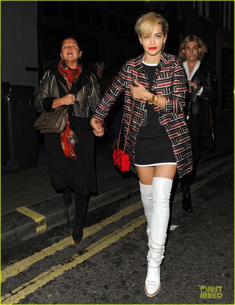 Rita Ora Calvin Harris Hold Hands At Daft Punk Party Photo Photos Just Jared