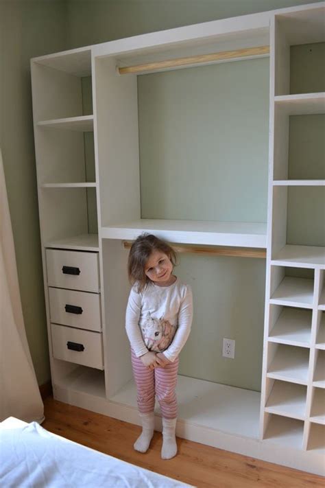 To finish things off place one of the cabinets on the wall where you want your freestanding closet system. Build DIY How to build a closet shelving system PDF Plans ...