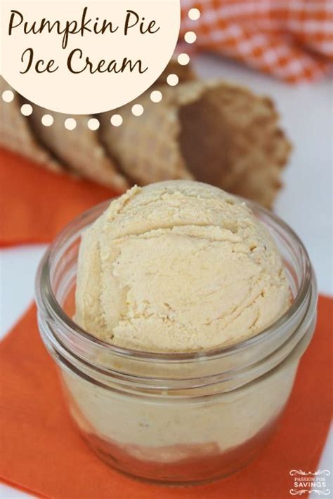 Easy No Churn Pumpkin Pie Ice Cream Recipe Homemade Dessert Treat For