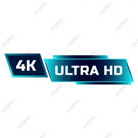 4k Ultra Vector Art PNG, 4k Ultra Hd Banner Png Image, 4k Ultra Hd Text