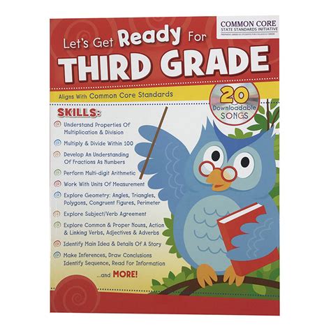 Pbs Publishing Lets Get Ready For Third Grade Workbook Pbstw4065