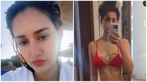 disha patani raises mercury levels with her wet hot beach look see sexy pictures iwmbuzz