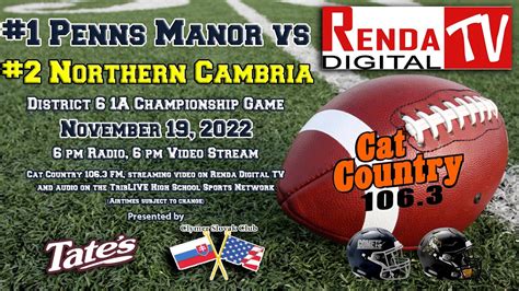 Penns Manor Vs Northern Cambria District A Championship YouTube