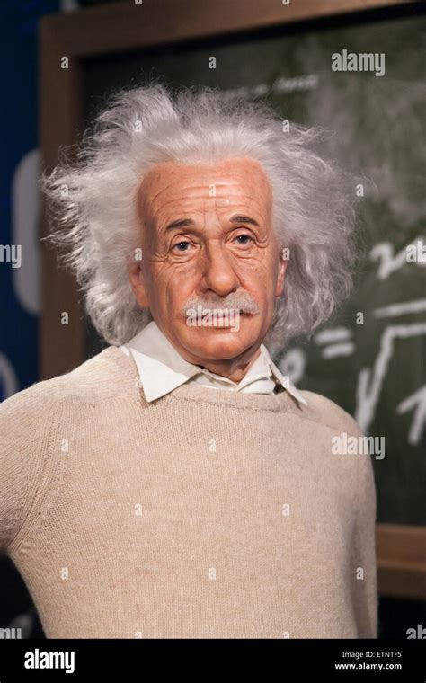 A Wax Figure Of Albert Einstein German Born Theoretical Physicist On