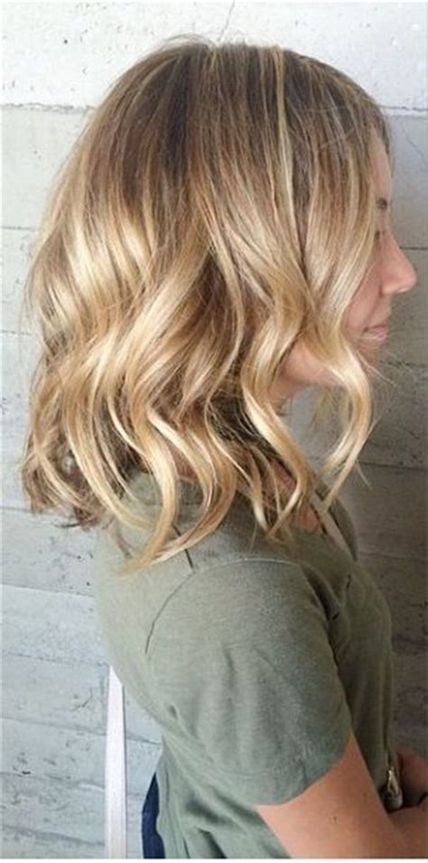 If you want to be a blonde without coming across as fake or scheduling appointments at your local salon every three weeks, this balayage look might be the perfect style for you. blonde balayage medium length | Hair | Pinterest | Bobs ...