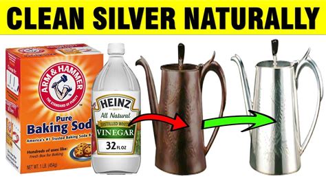 How To Clean Silver At Home Naturally Youtube