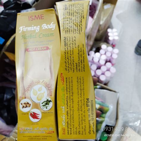 Kem Tan M Isme Firming Body Herbal Cream Th I Lan