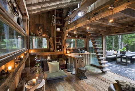 Vintage log cabin remodel gas insert fireplace cabin interior all interior design ideas are possible in a small house. 9 Cabin Interior Ideas | Woodz