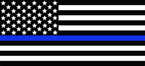Thin Blue Line Flag Png Png Image Collection