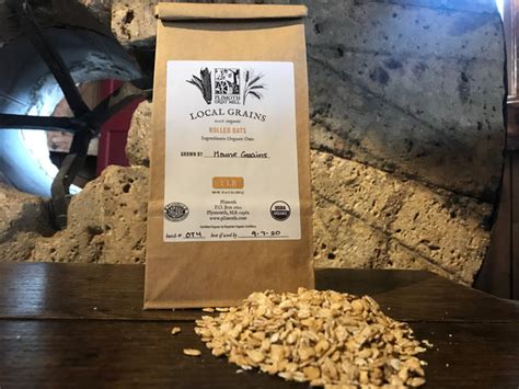 Plimoth Grist Mill Rolled Oats Plimoth Patuxet Museum Shop