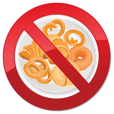 Download Gluten free icon. No bread sign. Ban high-calorie food ...