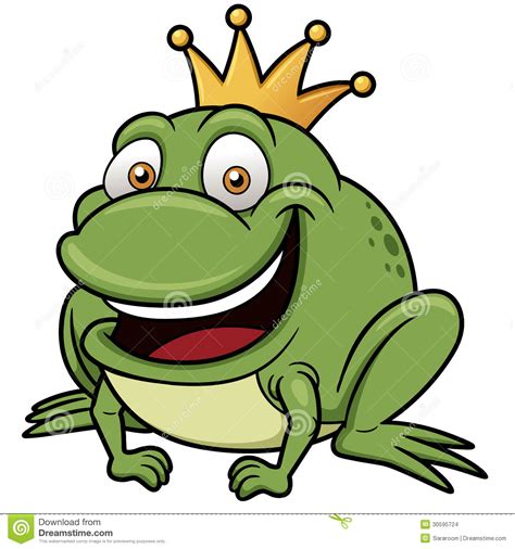 Cartoon Frog Prince Stock Images Image 30595724