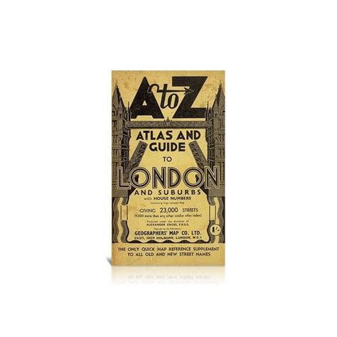 London A Z Street Atlas Historical Edition Published By The A Z Map