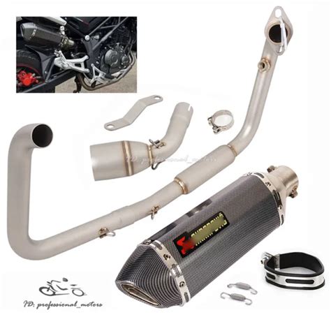 Slip For Benelli Tnt Exhaust System Header Pipe Tail