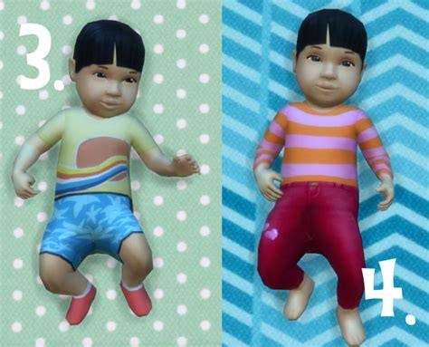 The Quirky World Of Sims 4 Budgie2budgie Baby Overrides Set 15