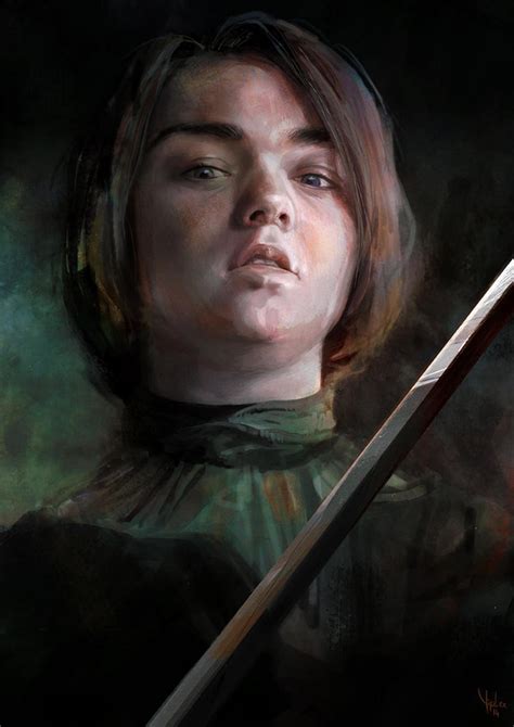Game Of Thrones Arya Stark By Yip Lee On Deviantart