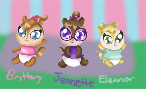 Baby Chipettes By Bokeol On Deviantart