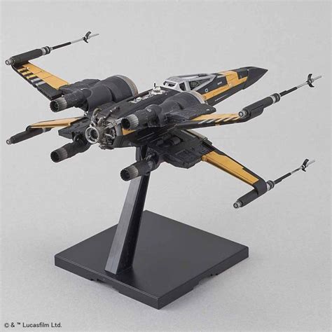 English manual & color guide was translated to english from the japanese manual posted at hobby search. Star Wars 1/72 Poe's Boosted X-Wing | Bandai gundam ...