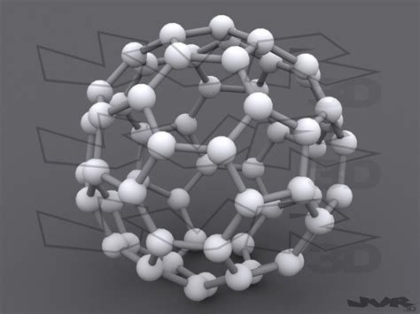 Carbon Structures Graphene Nanotube And Fullerene 3d Model