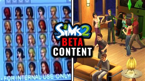 The Sims 2 Beta Footage And Removed Features Compilation Youtube