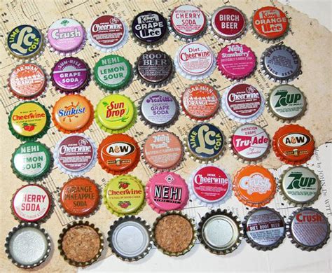 Lot Of Bottle Caps 50 For Mixed Media Altered And Folk Art Etsy