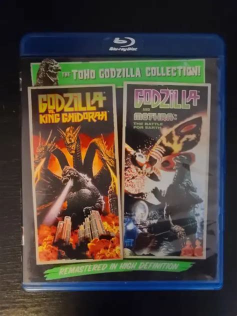 Godzilla Vs King Ghidorah Godzilla Vs Mothra 1992 Blu Ray Kaiju