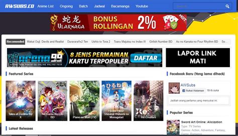 19 Situs Nonton Anime Dengan Subtitile Indonesia Terbaik