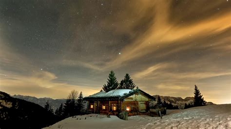 Maybe you would like to learn more about one of these? Coolest Cabins: Winter Log Cabin