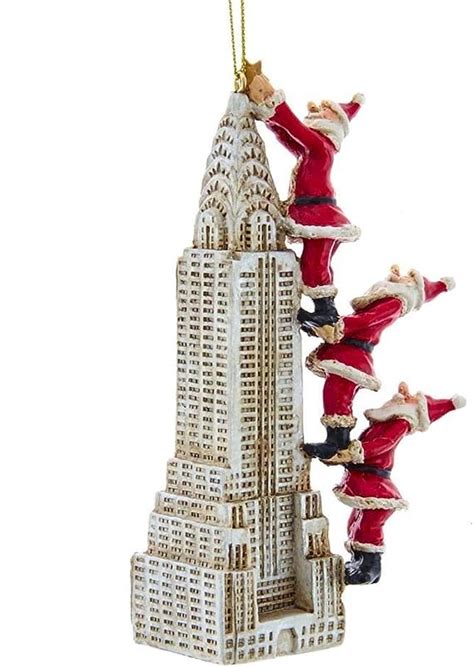 Kurt Adler J9006 Santa Climbing Chrysler Building Ornament