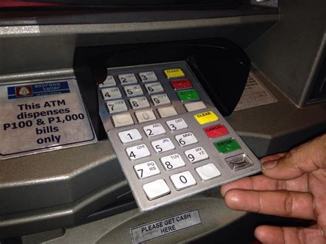 Bpi Cleans Skimming Device From Atm In Global City Money Gma News