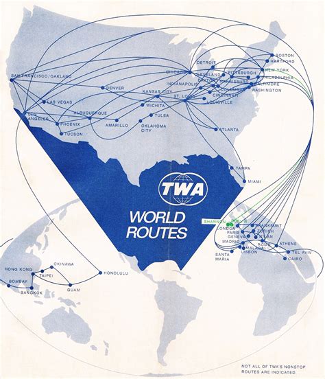 Designing The Sky How Airline Route Maps Changed The Way We Travel