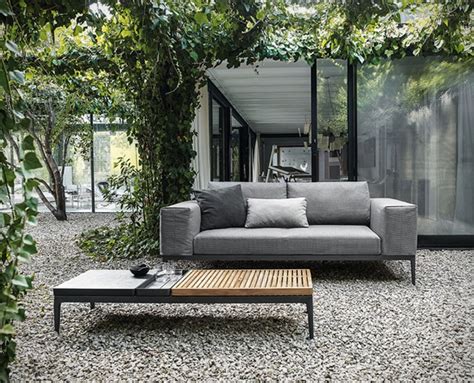 grid modular outdoor sofa