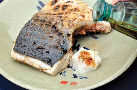 Charcoal Grilled Yellowtail Collar Recipe Food Republic