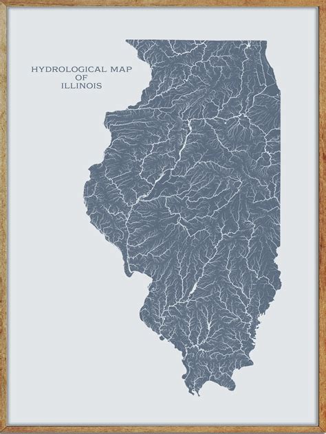 The Illinois Lakes And Rivers Map Explore The Prairie State