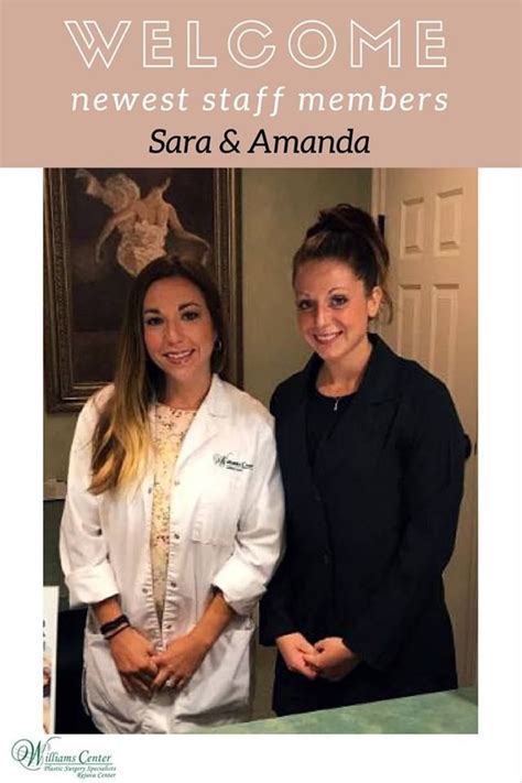 Welcome Our Newest Staff Members Sara Lpn And Amanda Front Desk