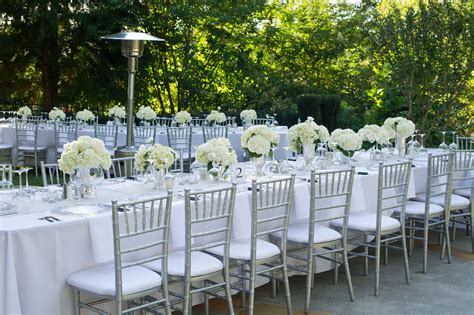 Glamorous White Outdoor Reception