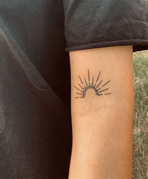 Pin By Amanda Bricker On Tattoos In Sun Tattoos Tiny Tattoos