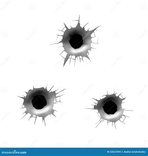 Bullet Holes Vector 7853833
