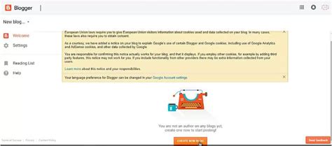 Membuat Blog Secara Gratis Menggunakan Blogspot