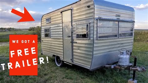 Free shipping for many products! We Got A Free Trailer!- Vintage Camper Rebuild Part 1 ...