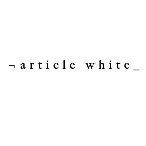 Article White