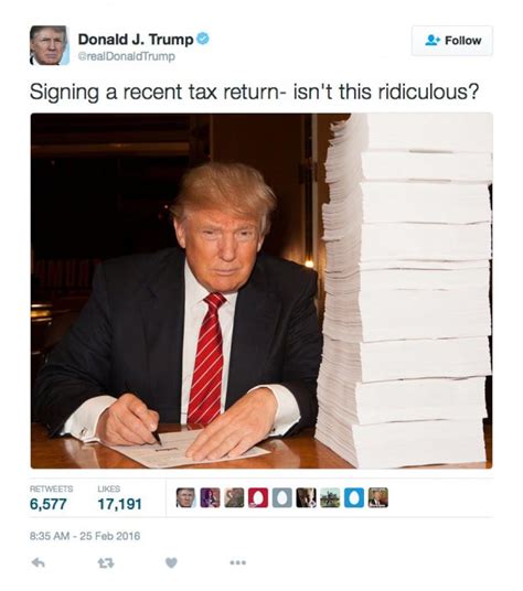 Trumps False Claim That ‘theres Nothing To Learn From His Tax
