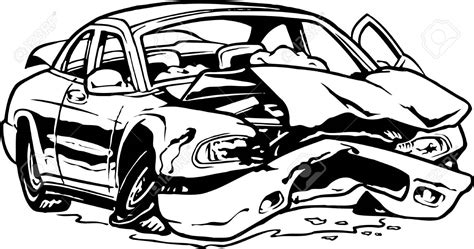 Wrecked Car Drawing At Getdrawings Free Download