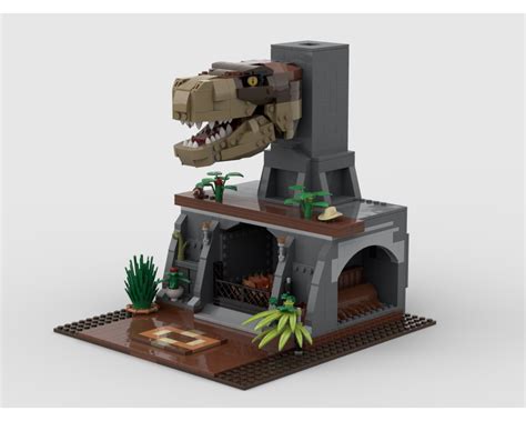 Lego Moc 46700 T Rex Fireplace Jurassic World 2020 Rebrickable