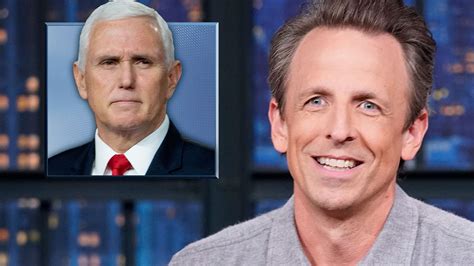 Watch Late Night With Seth Meyers Highlight Trump Lashes Out At Mike Pence After Jan Hearing