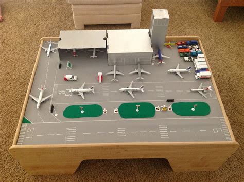 Airport Kids Playtable Converted Into An Airport All For My Plane