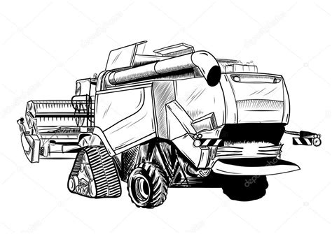 Kombajn Kolorowanki Traktor Kolorowanka Wydruku Backhoe Tractores