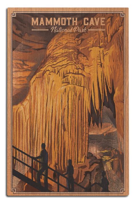 Mammoth Cave National Park Kentucky Lithograph 109331 Poster