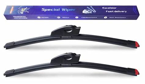 QEEPEI Replace Wiper Blade For Honda Jazz 2001 2018 Silicone Rubber