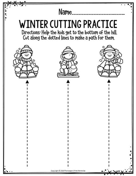 Cutting Practice Printables Free Printable Templates